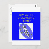 Theorie des beständigen Staat Postkarte (Vorne/Hinten)