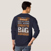 Theorie des Schmetterlingseffekts Chaos T-Shirt (Schwarz voll)