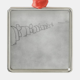 Theorie Henrides Toulouse-Lautrec   der Elefanten, Ornament Aus Metall