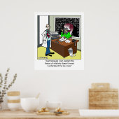 Theory of Relativity & The Tax Code Poster (Küche)