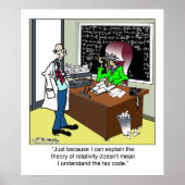 Theory of Relativity & The Tax Code Poster (Vorne)