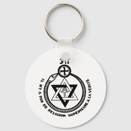 Theosophie (Französisch) Schlüsselanhänger (Vorderseite)