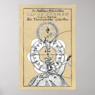 Theosophische Schriften von Jacob Boehme Poster