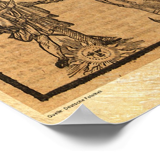 THEOSOPHY und ALCHEMIE Poster (Ecke)