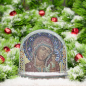 Theotokos and the Christ Child Orthodox Icon Schneekugeln (Weihnachten)