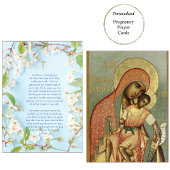 Theotokos Christ Child Pregnancy Praetkarte Platzkarte