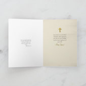 Theotokos Holy Protection Icon Birthday       Karte (Innenseite)