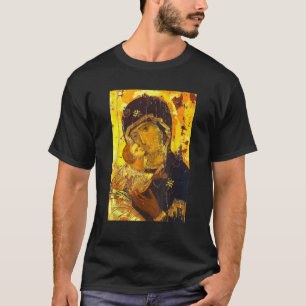 Theotokos Icon Mutter Gottes Unsere Frau von Vlada T-Shirt
