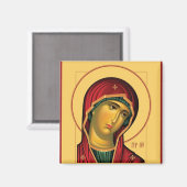 Theotokos (Jungfrau Mary) Orthodoxe Christliches S Magnet (Vorderseite/Rückseite)