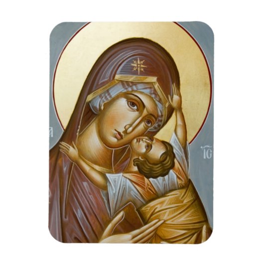 Theotokos Kardiotissa Magnet (Vertikal)
