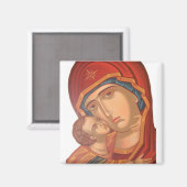 Theotokos Magnet1 Magnet (Vorderseite/Rückseite)