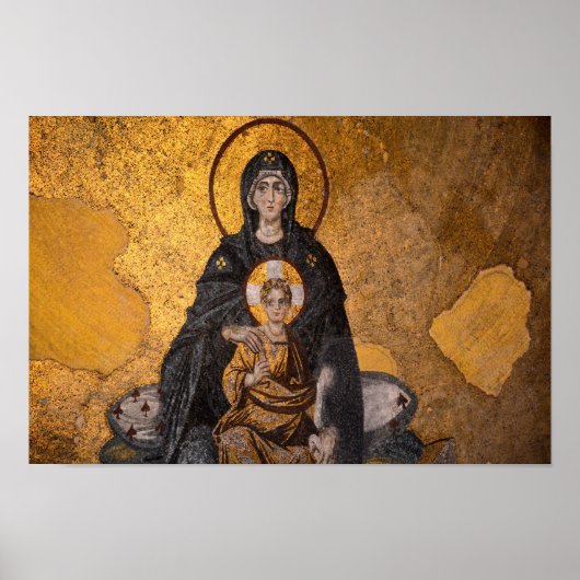 Theotokos, Maria, Mutter Jesu Poster (Vorne)