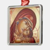 Theotokos Ornament Aus Metall (Links)