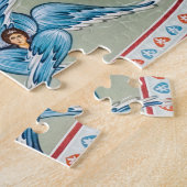 Theotokos und Christliches Kind mit Tscherubimus-S Puzzle (Seite)