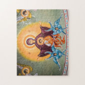 Theotokos und Christliches Kind mit Tscherubimus-S Puzzle (Vertikal)