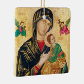 Theotokos und das Christ Child Icon Keramikornament (Rechts)