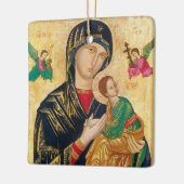 Theotokos und das Christ Child Icon Keramikornament (Links)