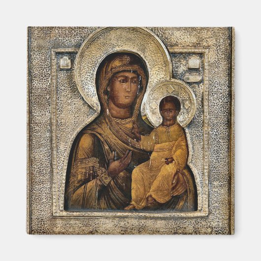 Theotokos und das christlich-orthodoxe Symbol Magnet (Vorne)