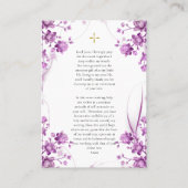 Theotokos und die Gebetskarte Christi Kind Platzkarte (Vorderseite)