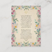 Theotokos und die Gebetskarte Christi Platzkarte (Rückseite)