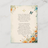 Theotokos und die Gebetskarte Christi Platzkarte (Rückseite)