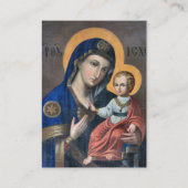 Theotokos und die Gebetskarte Christi Platzkarte (Vorderseite)