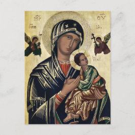 Theotokos und Säugling Jesus Orthodox Christliches Postkarte