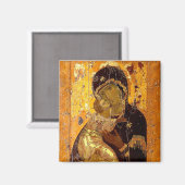 Theotokos von Wladimir Orthodox Christliches Symbo Magnet (Vorderseite/Rückseite)