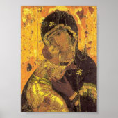 Theotokos von Wladimir Poster (Vorne)