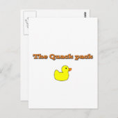 thequackpack.png postkarte (Vorne/Hinten)