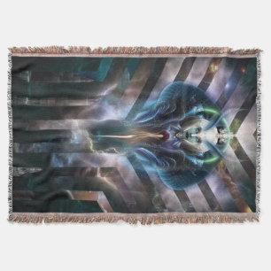 Thera Ethereal Königin von Galaxy Throw Blanket Decke