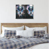 Thera Queen Fraktal Trilogy 2XFrame Leinwanddruck (Insitu (Schlafzimmer))