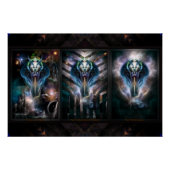 Thera Queen Fraktal Trilogy 2XFrame Poster (Vorderseite)