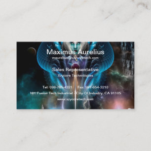 Thera Queen of the Galaxy Business Card Visitenkarte