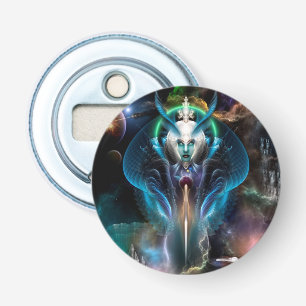 Thera Queen of the Galaxy Round Bottle Opener Flaschenöffner