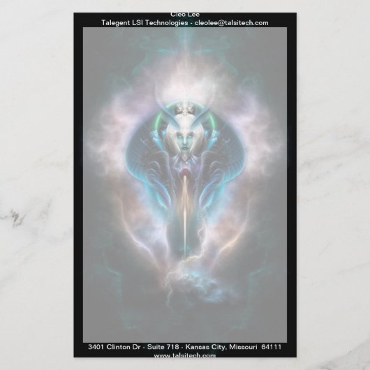 Thera The Ethereal Queen Briefpapier (Vorderseite)