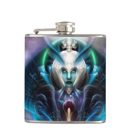 Thera The Ethereal Queen Flask Flachmann (Vorderseite)