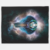 Thera The Ethereal Queen Fleece Blanket (Vorderseite (Horizontal))