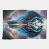 Thera The Ethereal Queen Geschirrtuch (Horizontal)