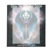 Thera The Ethereal Queen Notizblock (Vorderseite)