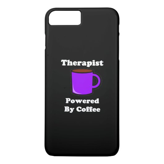 "Therapeut" angetrieben durch Kaffee Case-Mate iPhone Hülle (Rückseite)