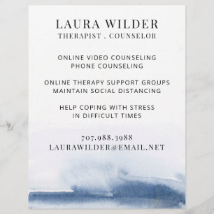 Therapeut Berater Online Oder Per Telefon Flyer