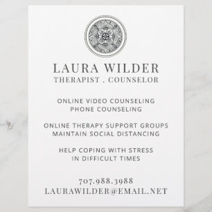 Therapeut Berater Online Oder Per Telefon Flyer