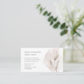 Therapeut Business & Termin Karte (Stehend Vorderseite)