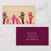 Therapeut des Coach Life Coach Visitenkarte (Vorne/Hinten)