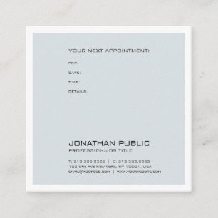 Therapeut-Doktor Dentist Appointment Reminder Chic Terminkarte