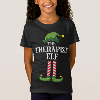 Therapeut Elf Matching Familiengruppe Weihnachten T-Shirt