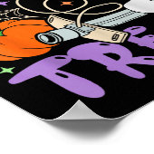 Therapeut Fach oder Leckerei Icu Rn Halloween Kran Poster (Ecke)