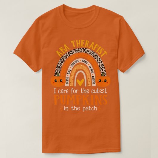 Therapeut für angewandte Verhaltensanalyse Hallowe T-Shirt (Design vorne)