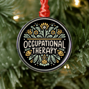 Therapeut für Arbeitstherapie Ornament Aus Metall